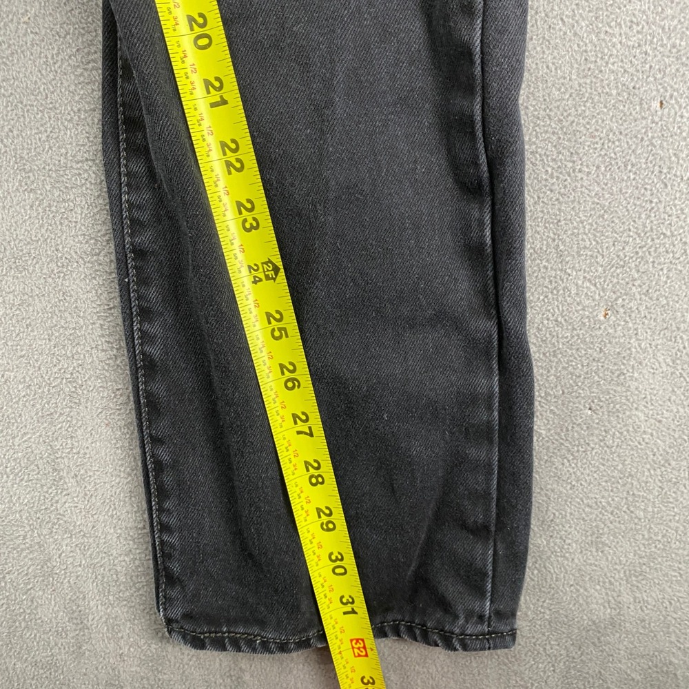 Levis 501 Original Fit Jeans Mens 32x32 Black Straight Leg Button Fly Denim - Picture 8 of 16